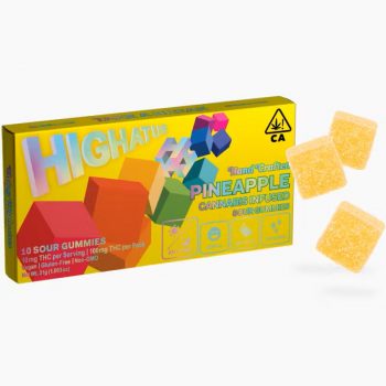 Highatus - Pineapple - Sour Gummy 100MG