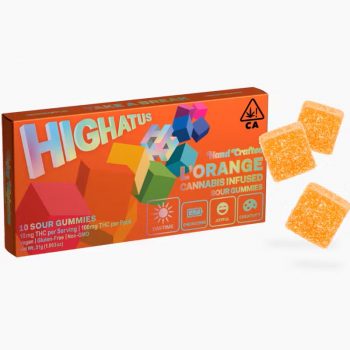 Highatus - L'orange - Sour Gummy 100MG