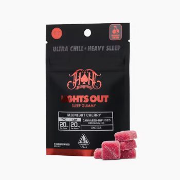 Heavy Hitters - Midnight Cherry 1:1 THC:CBN - Gummies 100mg