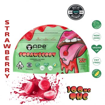 APE - Strawberry - Gummies  100MG