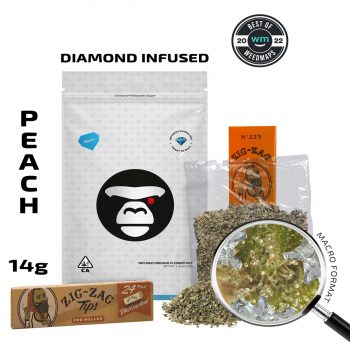 APE - Peach - Infused Ground Flower Mix 14G
