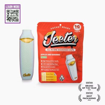 Jeeter - Apples And Bananas - Diamonds Vape 1G (AIO)