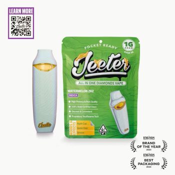 Jeeter - Watermelon ZKZ - Diamonds Vape 1G (AIO)