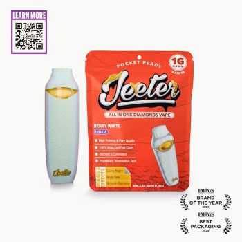 Jeeter - Berry White - Diamonds Vape 1G (AIO)